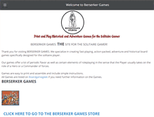 Tablet Screenshot of berserkergames.net